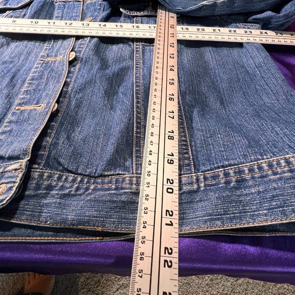 VTG 📌GEGRGE essentials 80s Denim Jacket - Picture 10 of 15